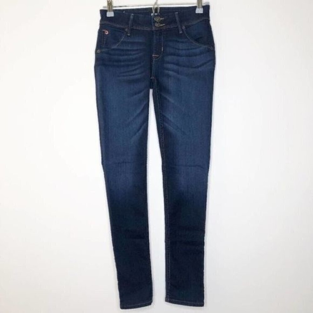 HUDSON Collin Skinny Ankle Dark Wash Jeans